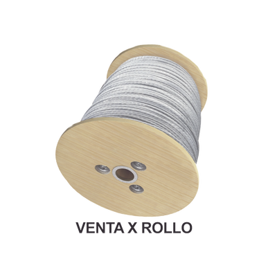 Cable de Retenida de 1/4″, Resistencia 2154 Kg, 7 hilos (Carrete de 1500 metros).