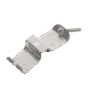 Sujetador de doble click para cable coaxial de 7/8" paquete de 10 piezas.