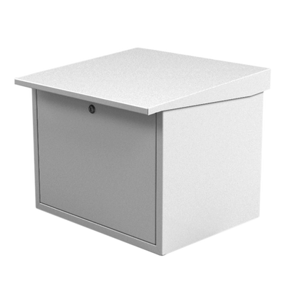 Gabinete para resguardo de baterías (hasta dos baterías PL110D12). Lámina Galvanizada. - Image 2