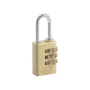 Candado de Latón de Combinación Maletero Programable/ Medida 20 mm / Nivel de seguridad 3 / Discos Programables.