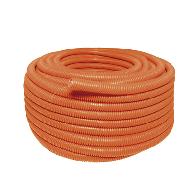 Manguera flexible Reforzada 1″ x 50 m /Polietileno Alta Densidad HDPE/ Con guía /Resistente a Intemperie.