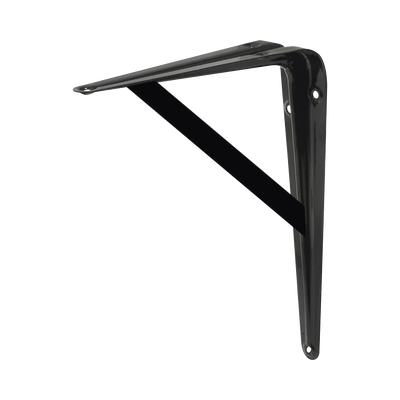 Ménsula de Acero Reforzado 13″ x 20″ ( 33 x 50.8 cm) /Color Negro.