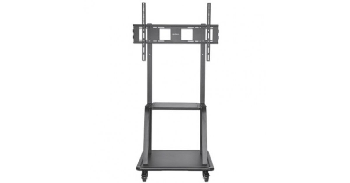 Manhattan Soporte de Piso para Pantalla 37″ – 100″, hasta 150kg, Negro