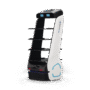 Robot para servicio de mesero o repartidor T5LB  ubicado por etiquetas en techo
