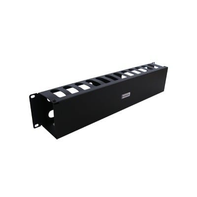 Organizador de cables horizontal de 19″, 2UR (THE0040032001001 )