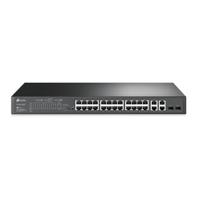 Switch TP-LINK TL-SL2428P PoE+ JetStream SDN Administrable 24 puertos 10/100 Mbps + 2 puertos 10/100/1000 Mbps (Uplink) + 2 puertos SFP (combo 2 RJ45 10/100/1000 Mbps), 250W, administración centralizada OMADA SDN - Image 2