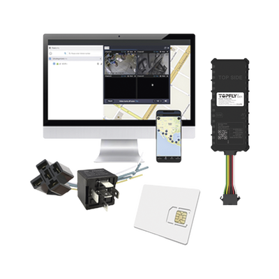 Kit Dispositivo TLW26BL para localización para vehículos / Conectividad 4G LTE y BLE 5.0 / Diferentes tipos de notificaciones / Corte y restablecimiento de energía / Relay + EPCOMGPSANUAL + SIM500MB2Y