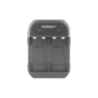 Cargador rápido de 2 compartimientos para baterías Ni-MH; Aplicable en baterías de 9 V /color negro