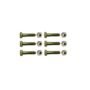 Paquete de 6 tornillos grado 5 y tuercas tropicalizadas 1/4 x 1-1/4". Para STZ30/SCZ30/SCZ30P.