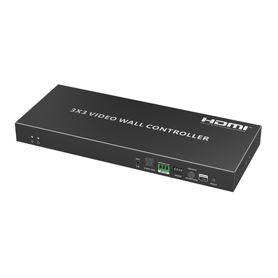 Controlador EPCOM TITANIUM TT109VW4K de video Wall | 1 entrada de fuente fuente HDMI a 9 salidas HDMI | 3×3 | 4K60Hz