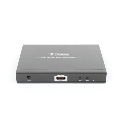 MATRICIAL EPCOM TITANIUM TT401MS DE VIDEO HDMI 4X1 (Divisor) / 4 Entradas a 1 Salida HDMI / 1080p @ 60Hz / Diferentes modos de Display / Pantalla completa, Modo Dual, Modo Quad / Conmutación por Botón o Control Remoto / Botón de Control de audio. - Image 3