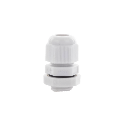 Conector Plástico Gris  Tipo Glándula para Cable de 3.5 a 6 mm de Diámetro. - Image 2