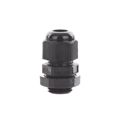 Conector Plástico Negro Tipo Glándula para Cable de 3.5 a 6 mm de Diámetro. - Image 3