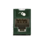 Jack UltraMAX Cat6A, UTP, Montaje híbrido en Placa de Pared (Plano y Angulado), Color Verde, Punch Down