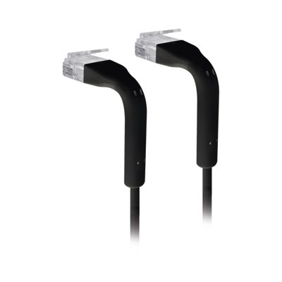 UniFi Ethernet Patch Cable Cat6 UBIQUITI UC-PATCH-1M-RJ45-BK de 1 m, color negro