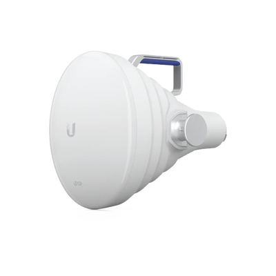 Antena Sectorial 30° tipo Horn para Multipunto, 19.5 dBi. Rango extendido 5.15 – 6.875 GHz. Alto aislamiento al ruido. Compatible solo con AF5XHD, RP5ACGEN2 y LTURocket