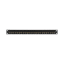 Patch Panel UltraMAX. UTP, Precargado con Jacks Cat6A, 24 Puertos, Plano, 1U
