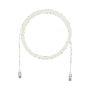 Cable de Parcheo TX6, UTP Cat6, Diámetro Reducido (28AWG), Color Gris, 7ft