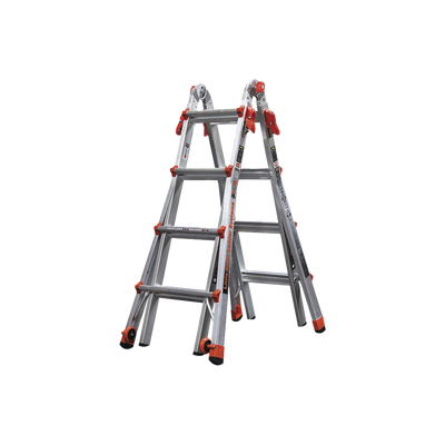 Escalera Multi-Posiciones de 5.18 m (17′) para Superficies Inclinadas (SKU 15417-001).