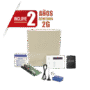 (2 Años datos ILIMITADO INCLUIDO)  Kit Vista48LA con comunicador MINI012G, Teclado, Gabinete, Bateria y Transformador