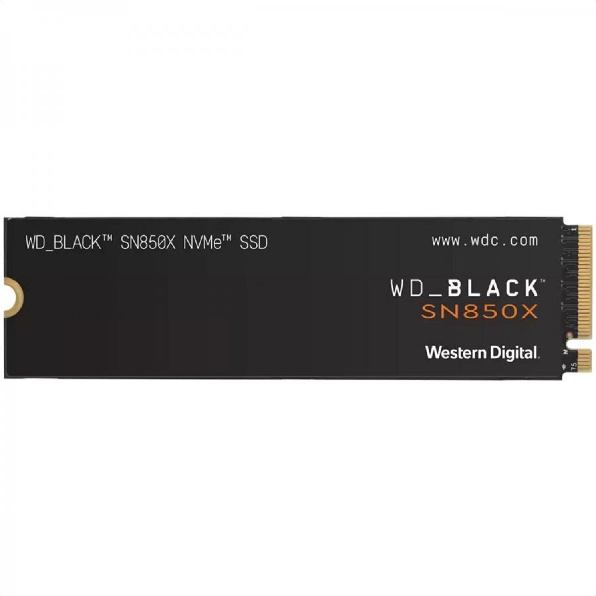 SSD INTERNO WESTERN DIGITAL WD BLACK SN850X NVME 2TB PCIE GEN4 X4 WDS200T2X0E