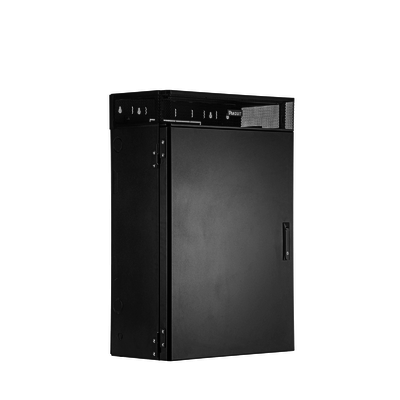 Gabinete de Montaje en Pared TrueEdge™, Con 6 UR para Equipo Activo y 6 UR para Paneles de Parcheo, Fabricado en Acero, Color Negro - Image 4