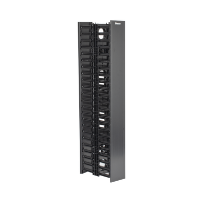 Organizador Vertical NetRunner, Doble (Frontal y Posterior), de 22.5 UR, 4.9in de Ancho, Color Negro - Image 3