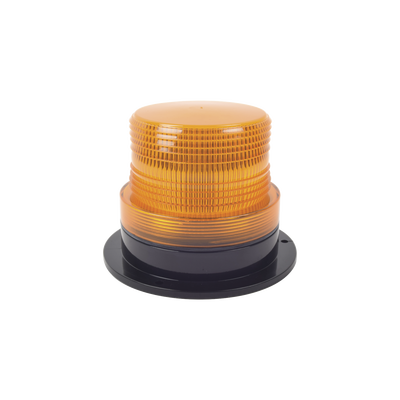 Burbuja brillante de Larga Vida Útil con 8 LEDs, color ámbar, domo ámbar, 12Vcd