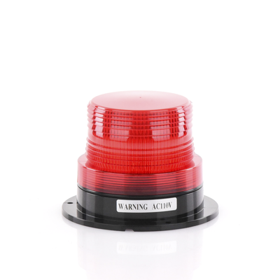 Burbuja Brillante de Larga Vida Útil, con 8 LEDs Color Rojo, Domo Rojo, 110 Vca - Image 4