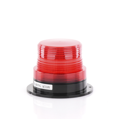 Burbuja Brillante de Larga Vida Útil, con 8 LEDs Color Rojo, Domo Rojo, 110 Vca - Image 5