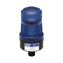 Mini baliza de LED color azul montaje permanente SAE Clase III