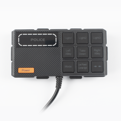 Barra de Luces LED de 46” Ambar, de 132 LEDs, Controlador Incluido - Ideal para Equipar Unidades de seguridad privada y vehiculos de trabajo - Image 4