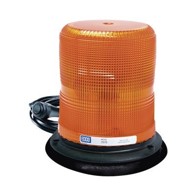 Baliza LED color ámbar con montaje magnético de succión DE 7″ de altura