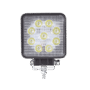 Luz de trabajo de 9 LED , 2300 Lúmenes, 27 Watts, 10-30 Vcc, IP67