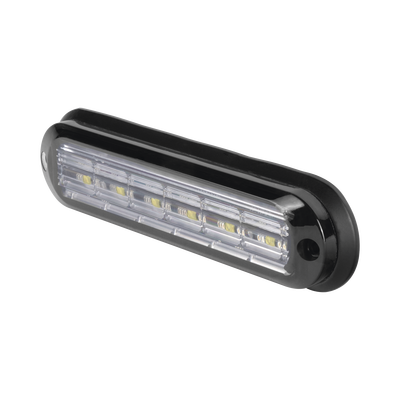 Luz Auxiliar Ultra Brillante IP67 EPCOM INDUSTRIAL SIGNALING XLT1835AW de 6 LEDs, Color Ambar/Claro, con mica transparente y bisel negro - Image 3