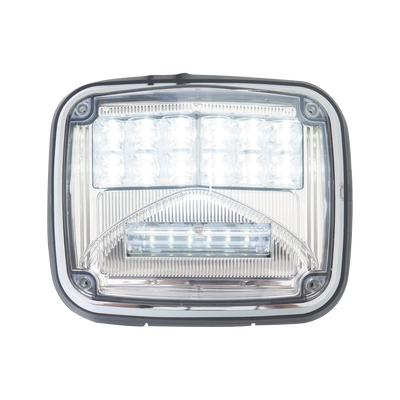 Luz de advertencia de 8 X 6", Color Claro, Con Luz de Trabajo Clara, Ideal para Ambulancias - Image 3