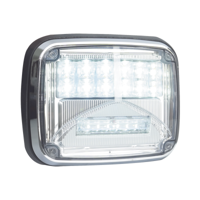 Luz de advertencia de 8 X 6", Color Claro, Con Luz de Trabajo Clara, Ideal para Ambulancias - Image 4