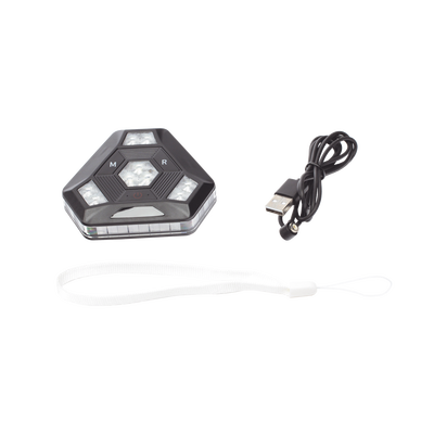 Luz Auxiliar Rojo/Azul Ultra Brillante Para Automóviles, Motocicletas y Bicicletas Con Montaje Magnético - Image 9