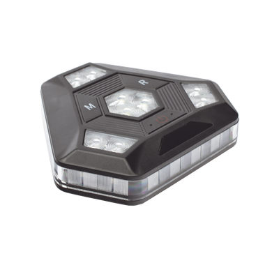 Luz Auxiliar Rojo/Azul Ultra Brillante Para Automóviles, Motocicletas y Bicicletas Con Montaje Magnético - Image 6