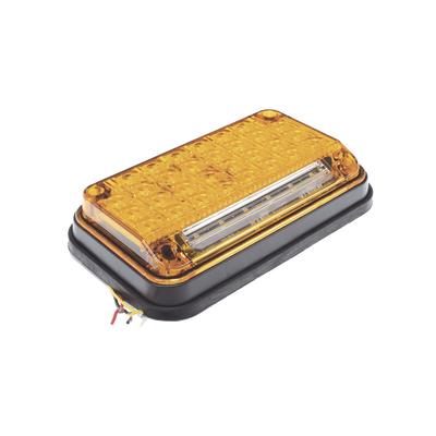 Luz de Advertencia de 7X4", Color Ambar, Con Luz de Trabajo, Ideal para Ambulancias - Image 5