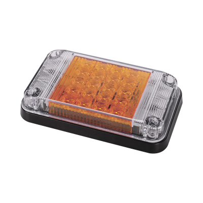Luz de Advertencia de 7X4″, Color Ámbar, Con Luces de Trabajo, Ideal para Ambulancias
