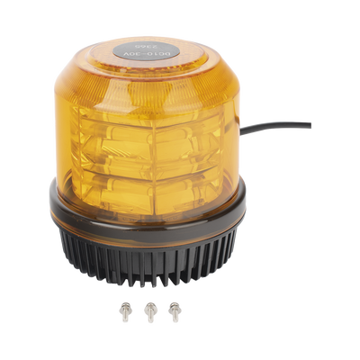 Burbuja brillante de 12 LEDs, color ambar, montaje fijo - Image 2