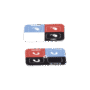 Icono UltraMax para identificación de Jacks, Color Negro, Bolsa con 100 Piezas