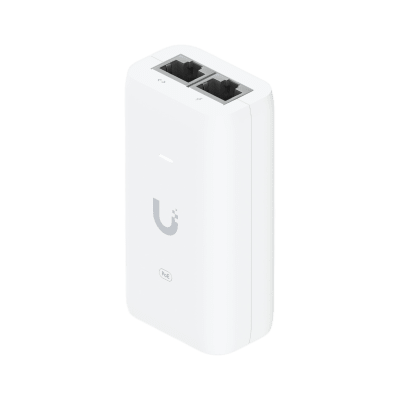Inyector / Adaptador POE UniFi U-POE (48 VDC, 0.32 A hasta 15W) puerto Gigabit, ideal UBIQUITI para equipos UniFi, incluye cable AC - Image 3