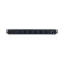 PDU Básico de Montaje en Rack, Con 10 Salidas NEMA 5-15R y Protección Contra Sobretensiones,  Enchufe de Entrada NEMA 5-15P, de 19in, 1UR, 15 Amp, 120 Vca