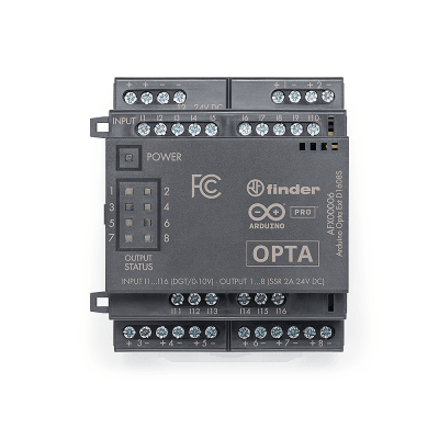 AFX00006 – Arduino Opta® Ext D1608S: Salidas de relé de estado sólido