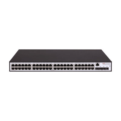 Switch HIKVISION DS-3E2552-HI-48T4F Gigabit / Administrable / 48 Puertos 1000 Mbps / 4 Puertos SFP / Configuración Nube Hik-PartnerPro / Soporta IGMP