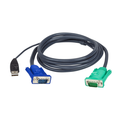 Cable KVM | USB con SPHD | 3 en 1 | De 3 m - Image 2