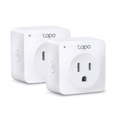Mini tomacorriente inteligente Wi-Fi, 100 - 120V~, 50/60Hz, 15.0A, compatible TP-LINK TAPOP100-2P con Amazon Alexa y Google Assistant, color blanco. - Image 2