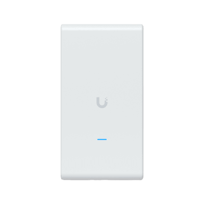 Punto de Acceso UniFi WiFi 6 Mesh Pro/ 2.4 y 5 GHz / MU-MIMO 2×2 por banda / para exterior IPX6 / 2 puertos GbE (x1 PoE IN, x1 puerto de red) hasta 250 dispositivos, montaje en pared o mástil